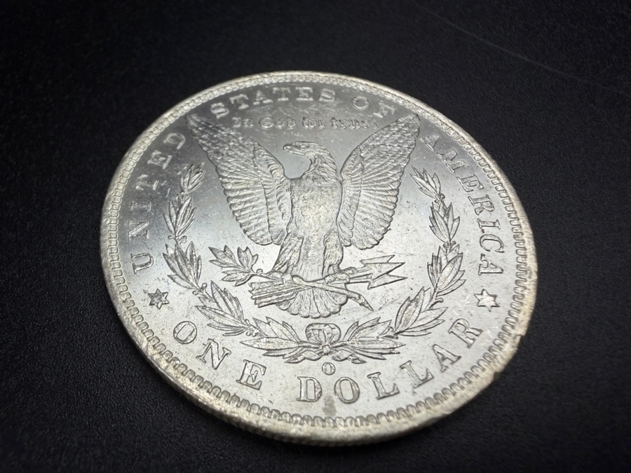 1885 O Brilliant Uncirculated Morgan Silver Dollar [Photo 4]