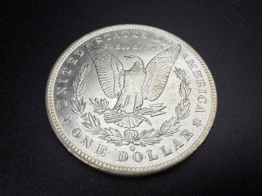 1885 O Brilliant Uncirculated Morgan Silver Dollar [Photo 4]