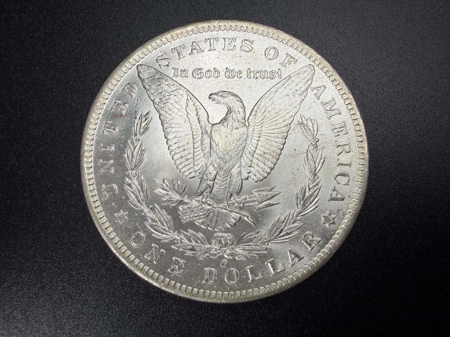 1885 O Brilliant Uncirculated Morgan Silver Dollar [Photo 3]