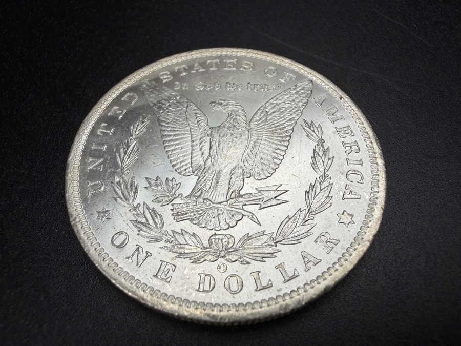 1885 O Brilliant Uncirculated Morgan Silver Dollar [Photo 4]