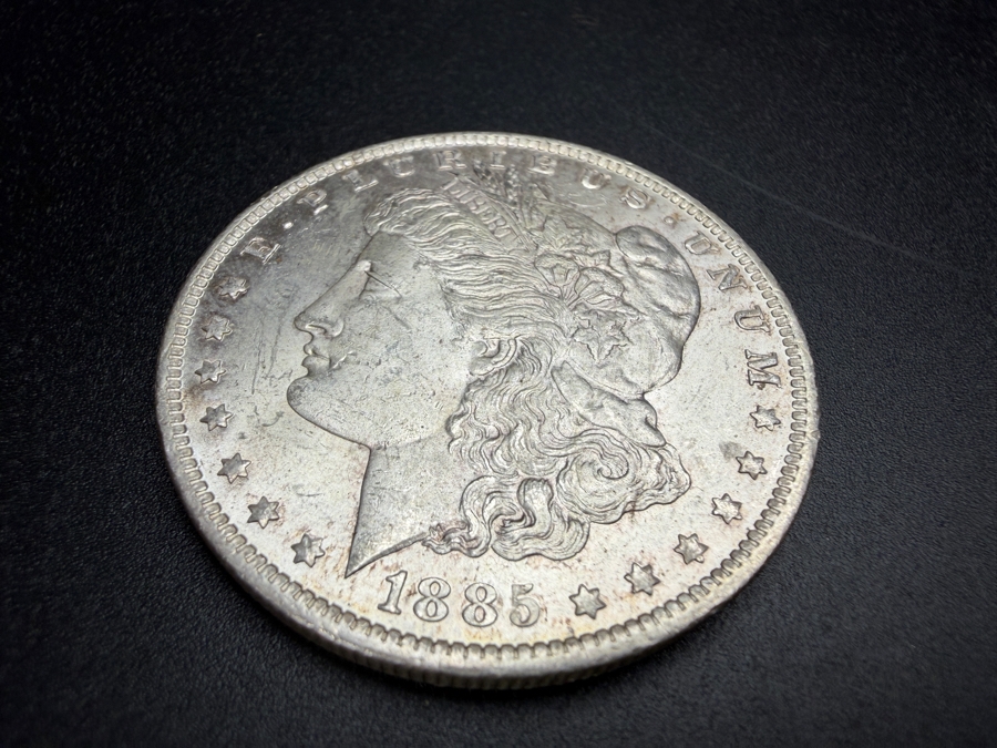 1885 O Brilliant Uncirculated Morgan Silver Dollar [Photo 2]