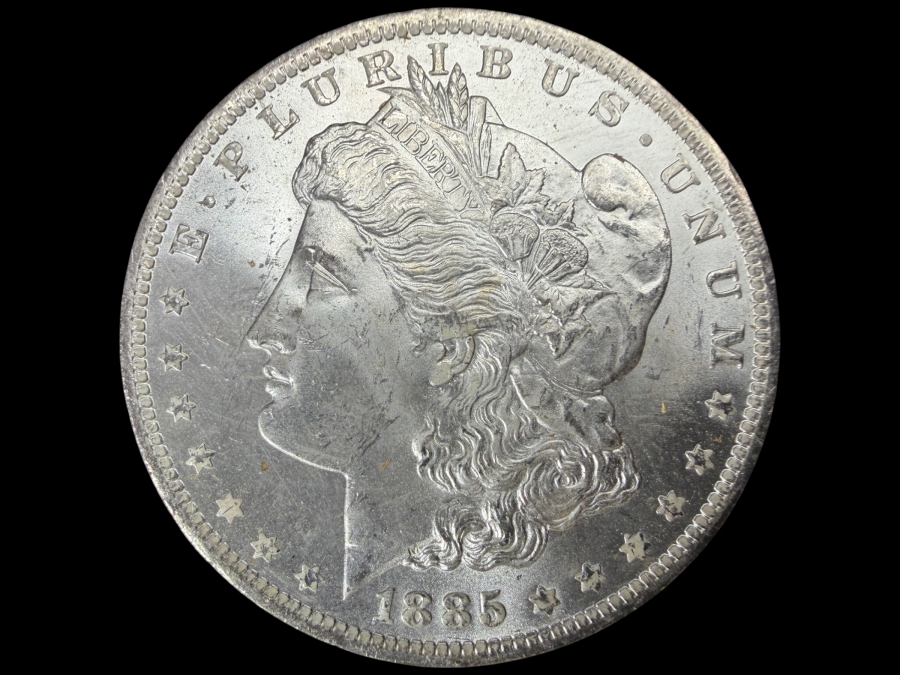 1885 O Brilliant Uncirculated Morgan Silver Dollar