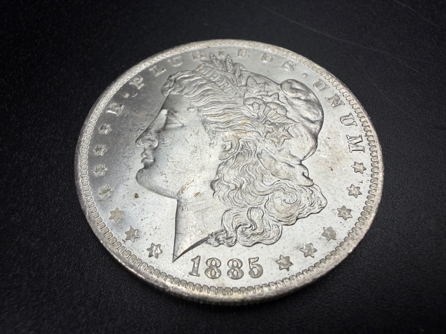 1885 O Brilliant Uncirculated Morgan Silver Dollar [Photo 2]
