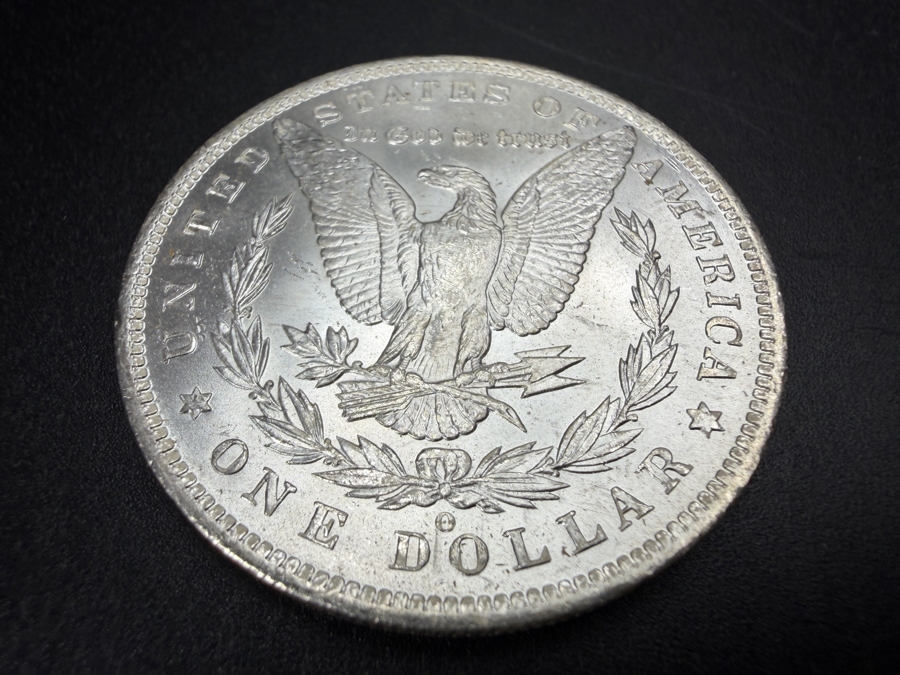 1885 O Brilliant Uncirculated Morgan Silver Dollar [Photo 4]