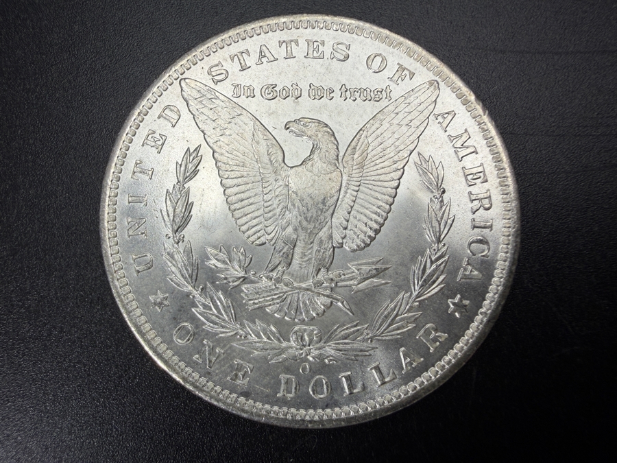 1885 O Brilliant Uncirculated Morgan Silver Dollar [Photo 3]