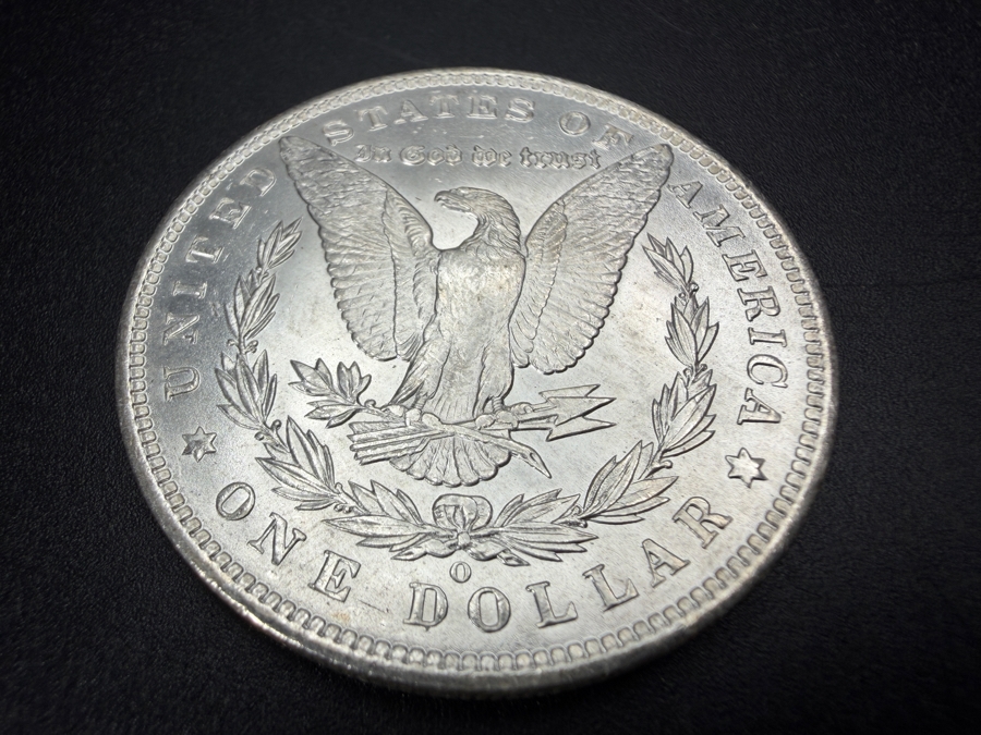 1885 O Brilliant Uncirculated Morgan Silver Dollar [Photo 4]