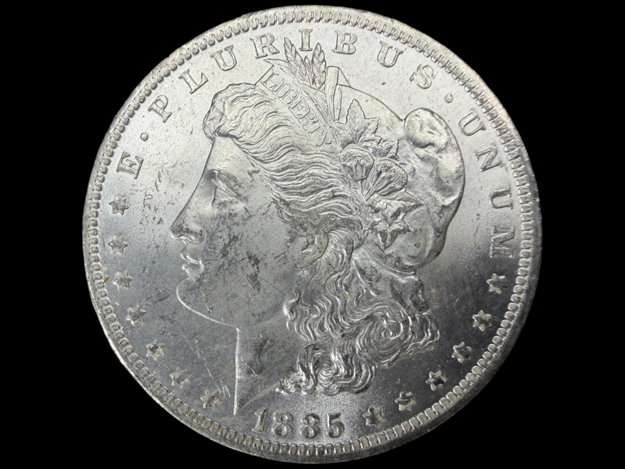 1885 O Brilliant Uncirculated Morgan Silver Dollar