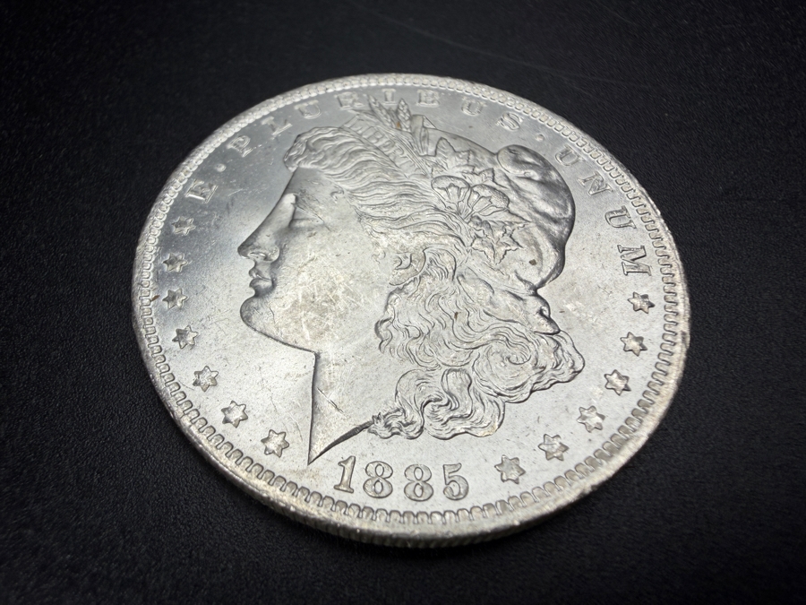 1885 O Brilliant Uncirculated Morgan Silver Dollar [Photo 2]