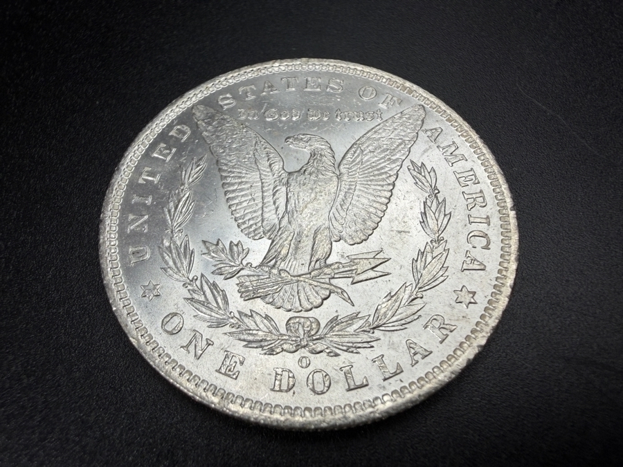 1885 O Brilliant Uncirculated Morgan Silver Dollar [Photo 4]