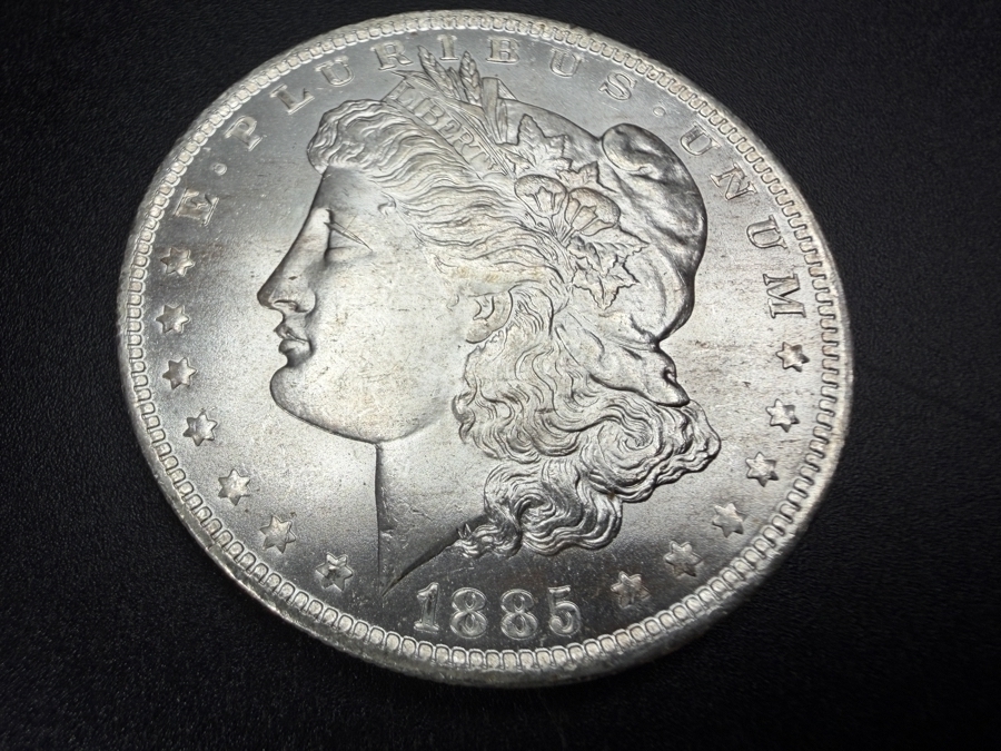 1885 O Brilliant Uncirculated Morgan Silver Dollar [Photo 2]