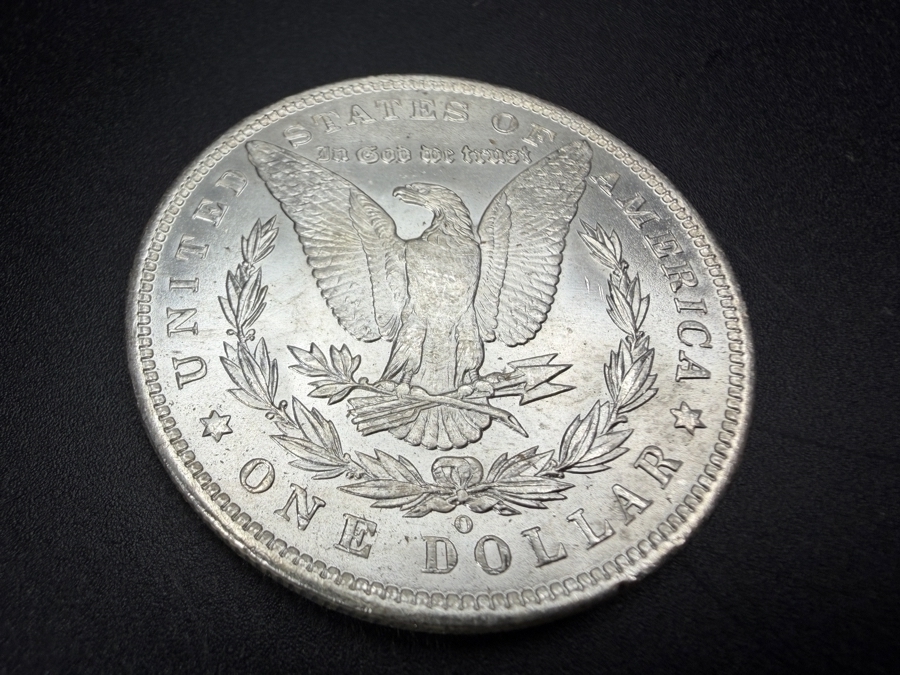 1885 O Brilliant Uncirculated Morgan Silver Dollar [Photo 4]