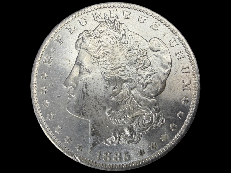 1885 O Brilliant Uncirculated Morgan Silver Dollar