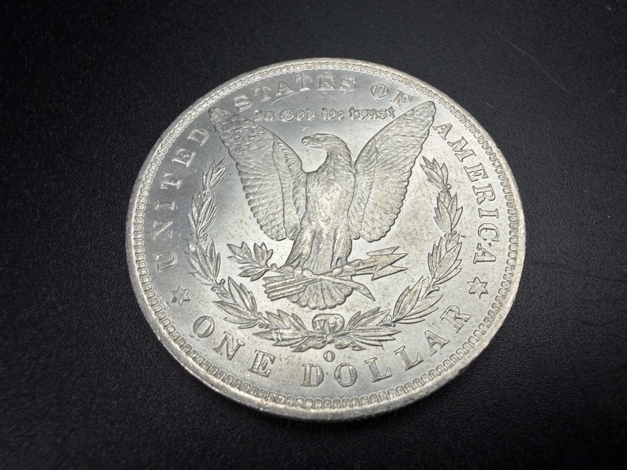 1885 O Brilliant Uncirculated Morgan Silver Dollar [Photo 4]