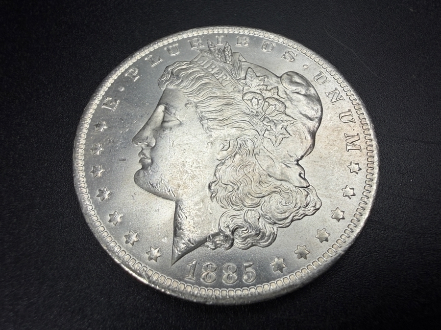1885 O Brilliant Uncirculated Morgan Silver Dollar [Photo 2]