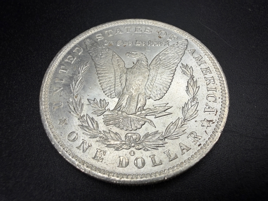 1885 O Brilliant Uncirculated Morgan Silver Dollar [Photo 4]