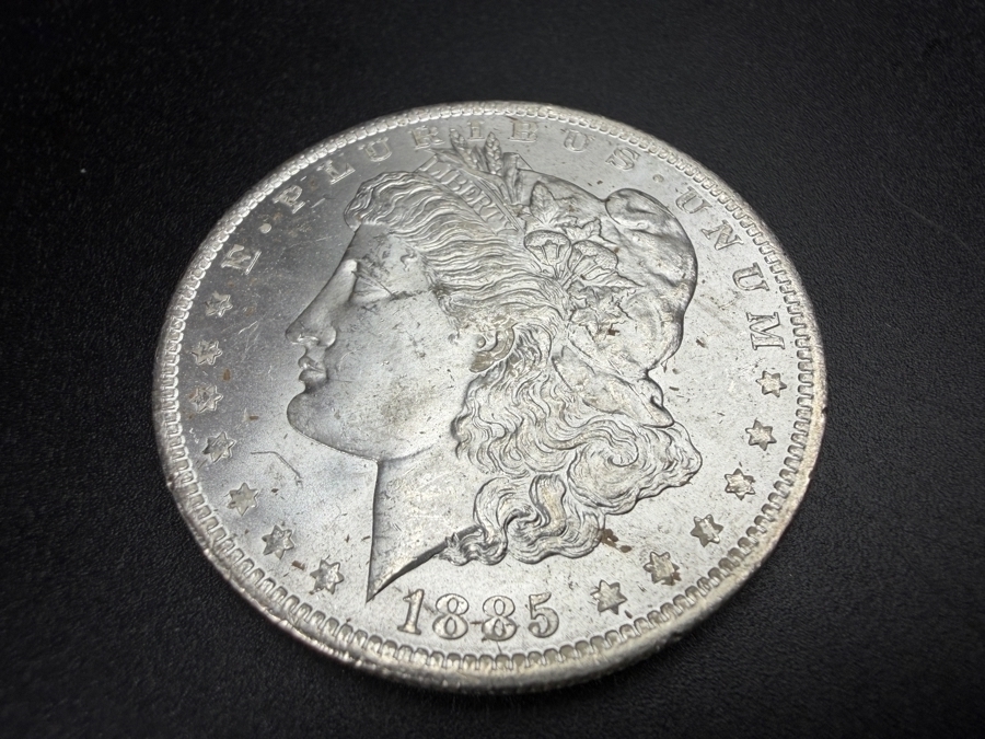1885 O Brilliant Uncirculated Morgan Silver Dollar [Photo 2]