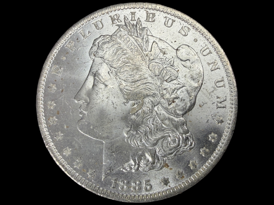 1885 O Brilliant Uncirculated Morgan Silver Dollar