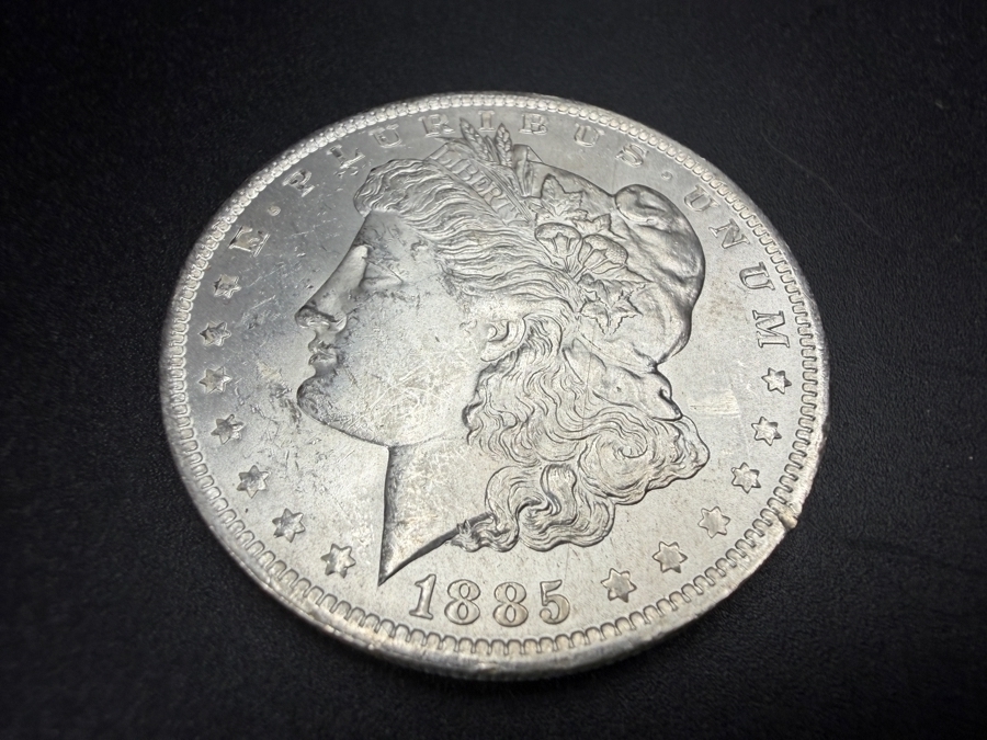 1885 O Brilliant Uncirculated Morgan Silver Dollar [Photo 2]