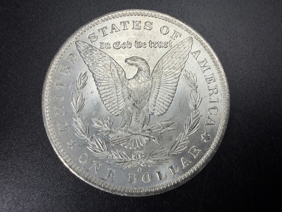 1885 O Brilliant Uncirculated Morgan Silver Dollar [Photo 3]