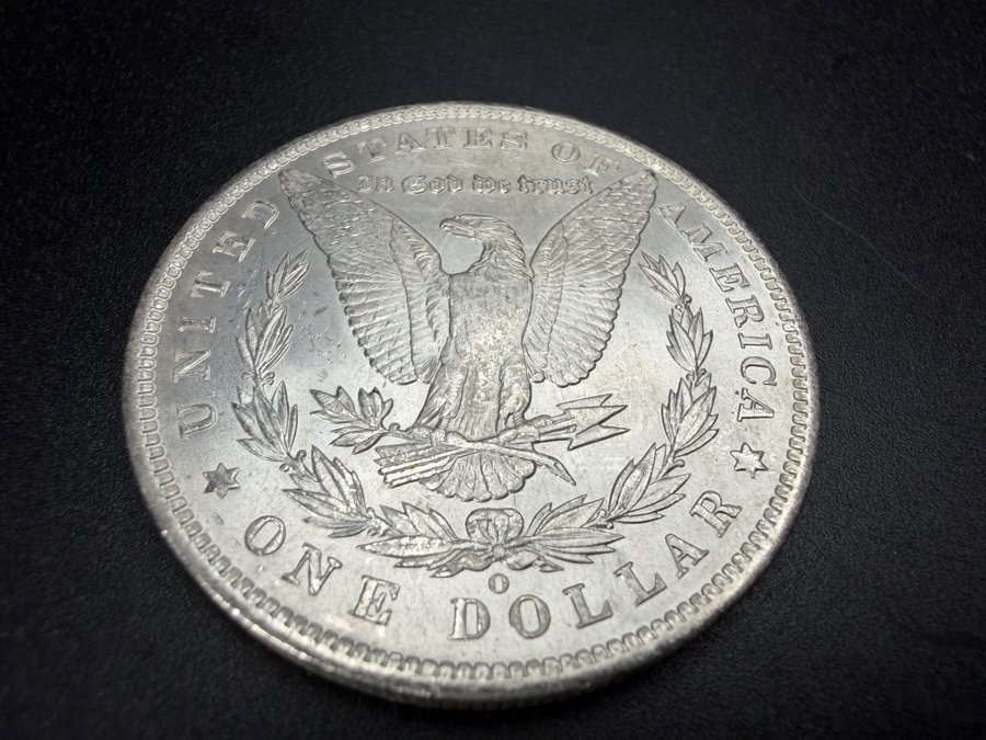 1885 O Brilliant Uncirculated Morgan Silver Dollar [Photo 4]