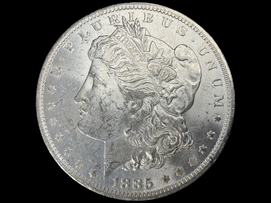 1885 O Brilliant Uncirculated Morgan Silver Dollar