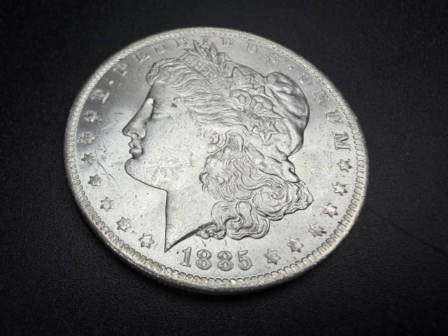 1885 O Brilliant Uncirculated Morgan Silver Dollar [Photo 2]