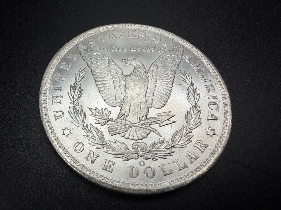 1885 O Brilliant Uncirculated Morgan Silver Dollar [Photo 4]