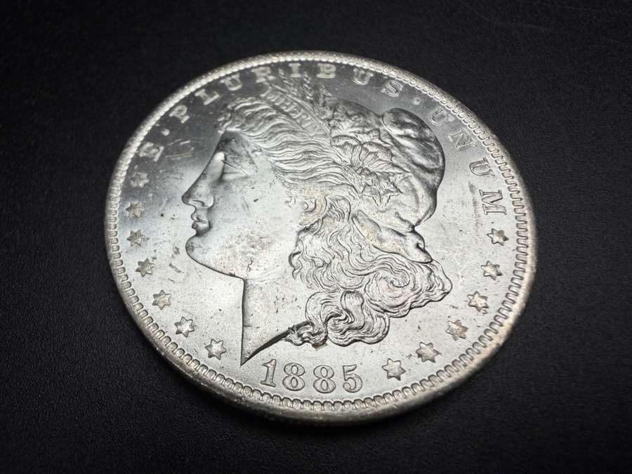 1885 O Brilliant Uncirculated Morgan Silver Dollar [Photo 2]