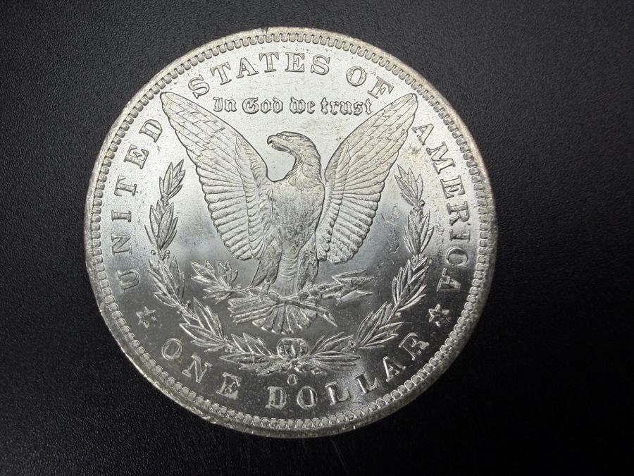 1885 O Brilliant Uncirculated Morgan Silver Dollar [Photo 3]