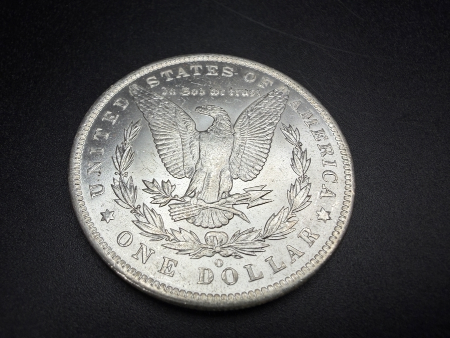 1885 O Brilliant Uncirculated Morgan Silver Dollar [Photo 4]