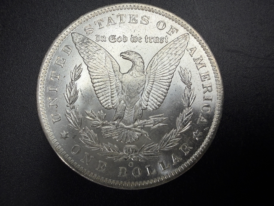 1885 O Brilliant Uncirculated Morgan Silver Dollar [Photo 3]