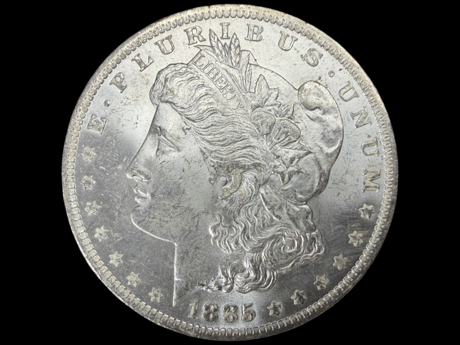 1885 O Brilliant Uncirculated Morgan Silver Dollar