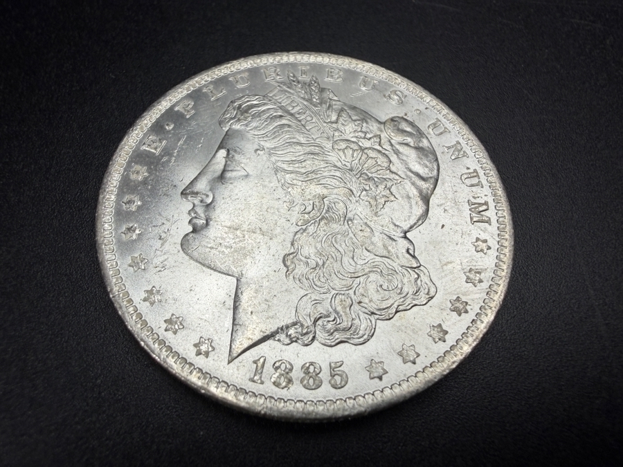 1885 O Brilliant Uncirculated Morgan Silver Dollar [Photo 2]