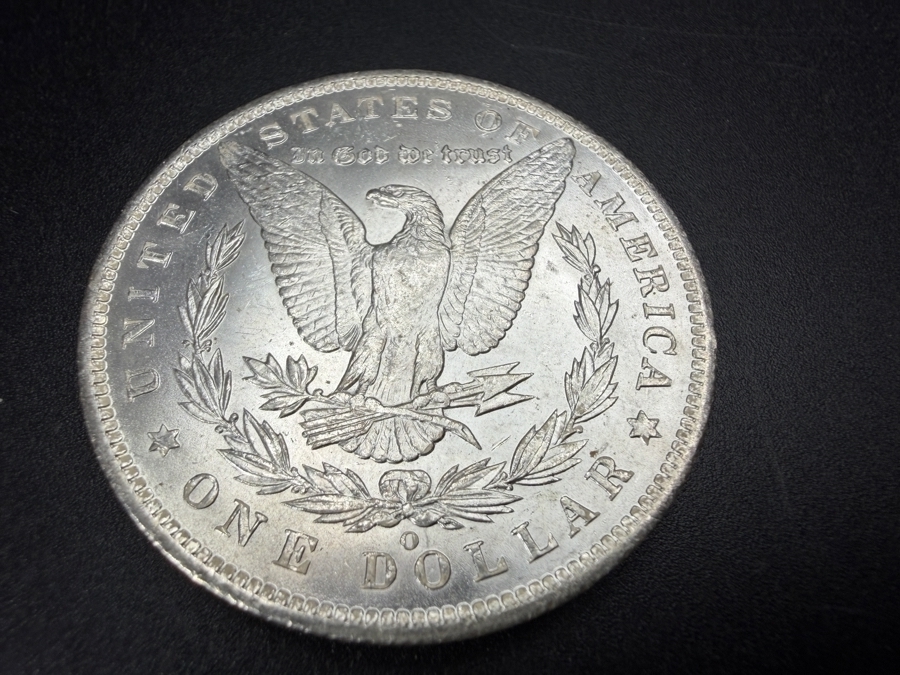 1885 O Brilliant Uncirculated Morgan Silver Dollar [Photo 4]