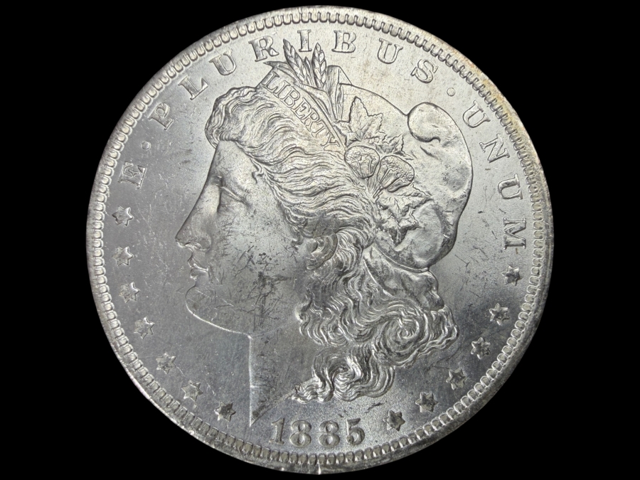 1885 O Brilliant Uncirculated Morgan Silver Dollar