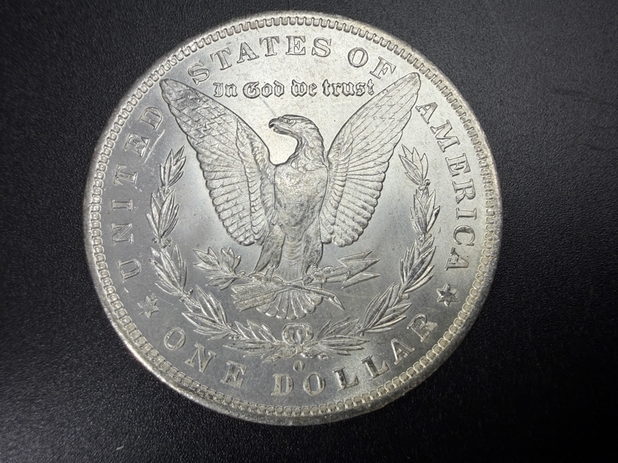 1885 O Brilliant Uncirculated Morgan Silver Dollar [Photo 3]