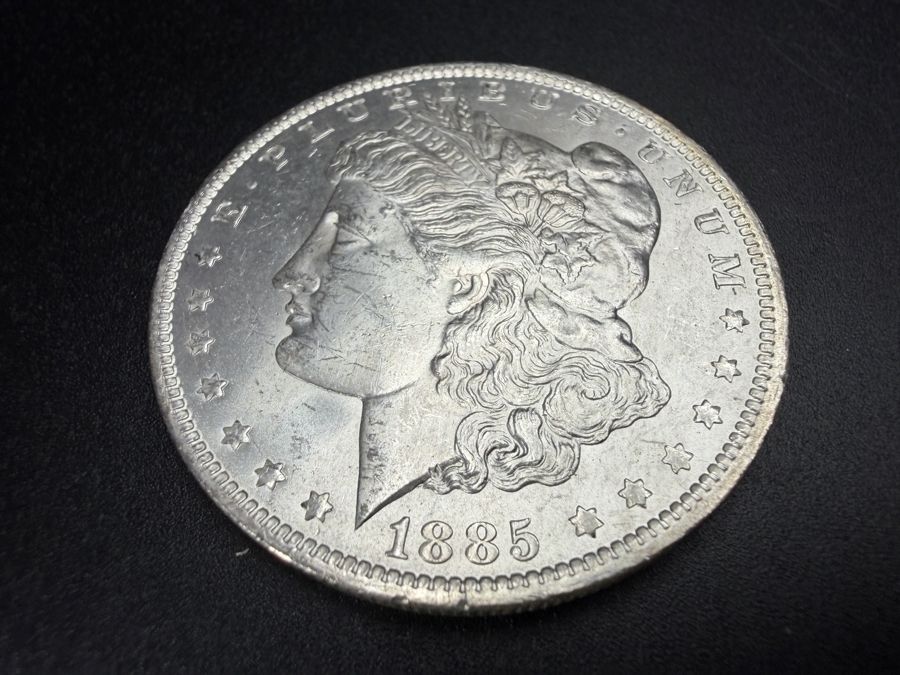 1885 O Brilliant Uncirculated Morgan Silver Dollar [Photo 2]