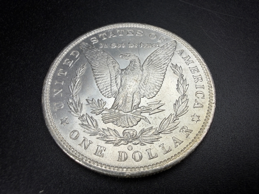 1885 O Brilliant Uncirculated Morgan Silver Dollar [Photo 4]