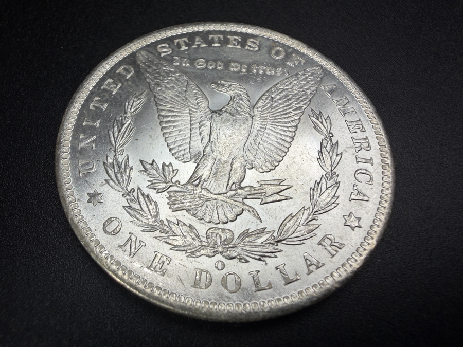 1885 O Brilliant Uncirculated Morgan Silver Dollar [Photo 4]