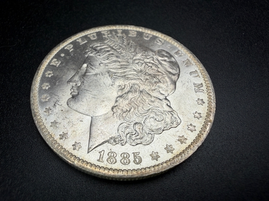 1885 O Brilliant Uncirculated Morgan Silver Dollar [Photo 2]