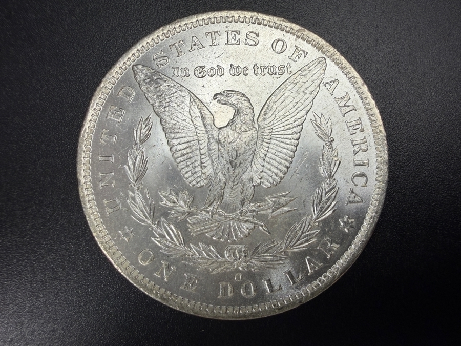 1885 O Brilliant Uncirculated Morgan Silver Dollar [Photo 3]