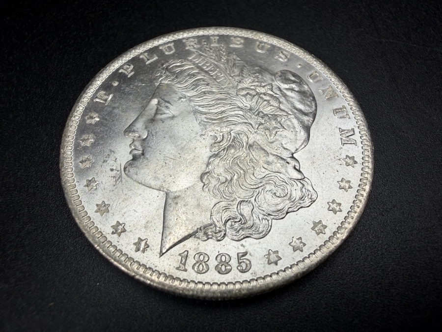 1885 O Brilliant Uncirculated Morgan Silver Dollar [Photo 2]