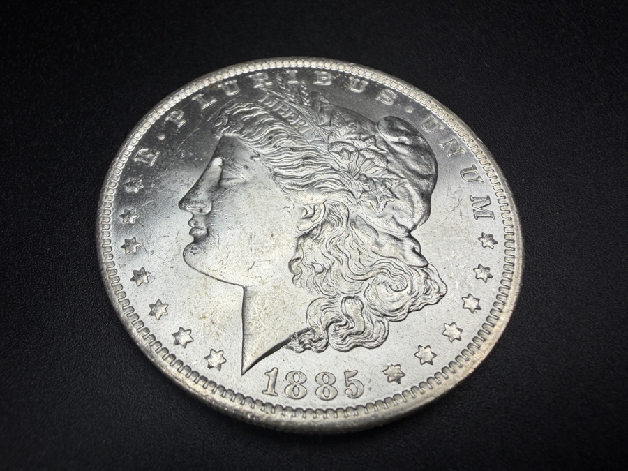 1885 O Brilliant Uncirculated Morgan Silver Dollar [Photo 2]