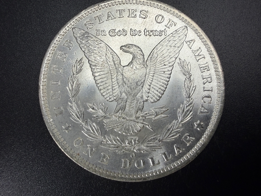1885 O Brilliant Uncirculated Morgan Silver Dollar [Photo 3]