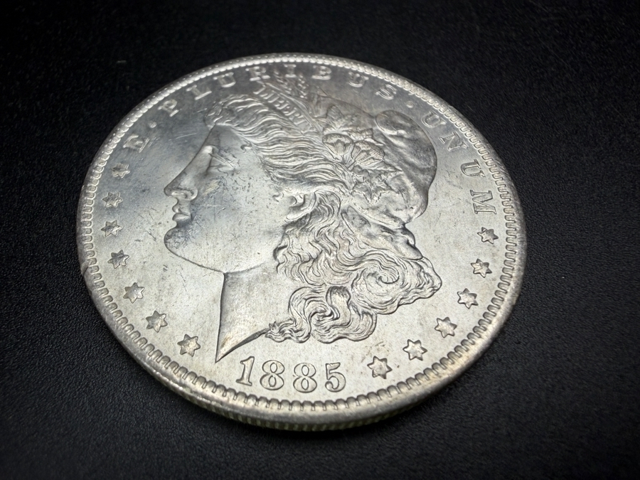 1885 O Brilliant Uncirculated Morgan Silver Dollar [Photo 2]