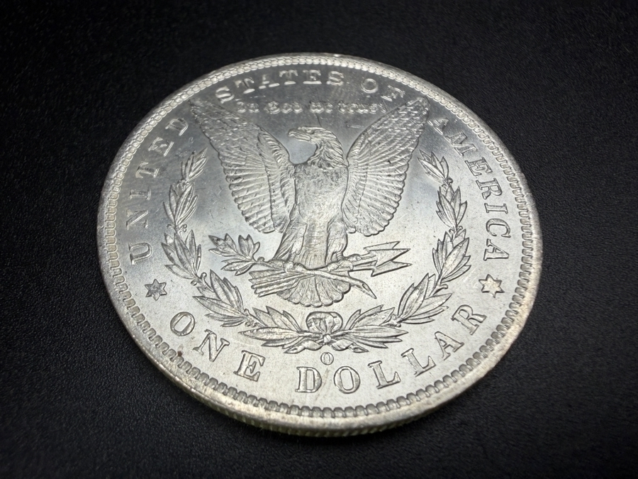 1885 O Brilliant Uncirculated Morgan Silver Dollar [Photo 4]