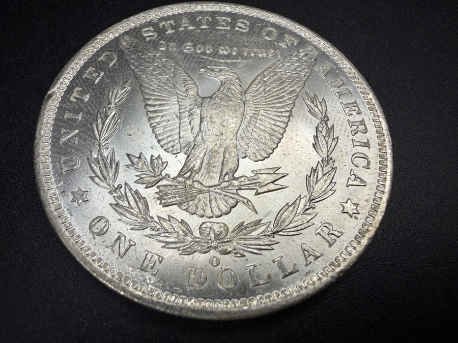 1885 O Brilliant Uncirculated Morgan Silver Dollar [Photo 4]