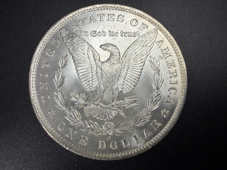 1885 O Brilliant Uncirculated Morgan Silver Dollar [Photo 3]