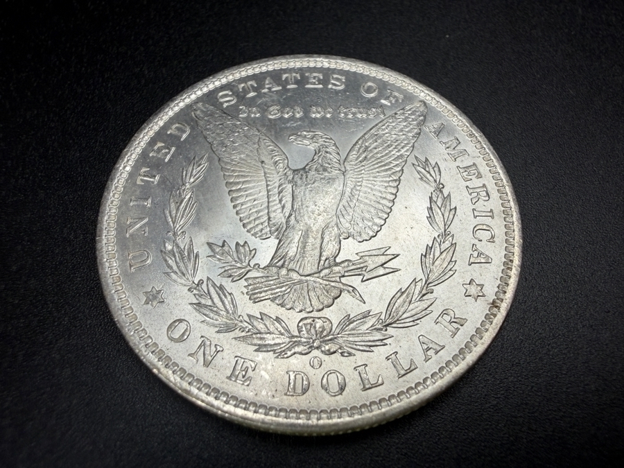 1885 O Brilliant Uncirculated Morgan Silver Dollar [Photo 4]