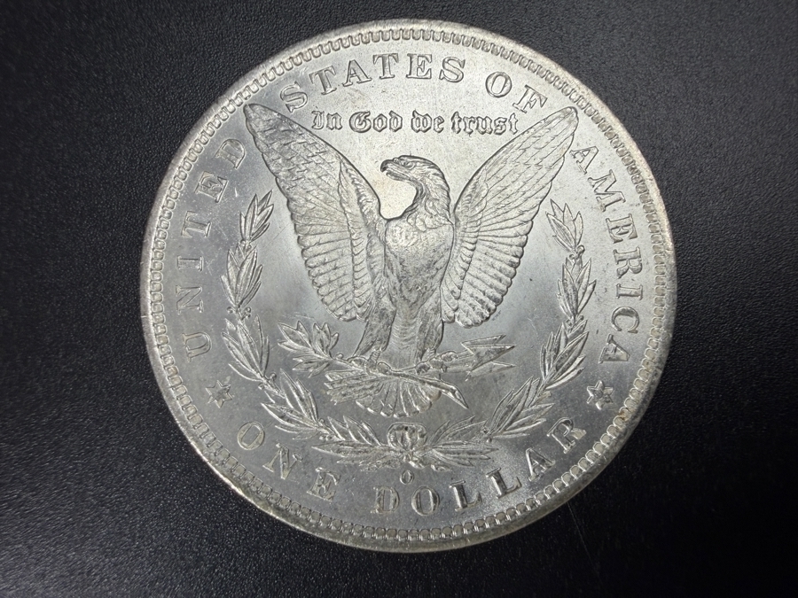 1885 O Brilliant Uncirculated Morgan Silver Dollar [Photo 3]